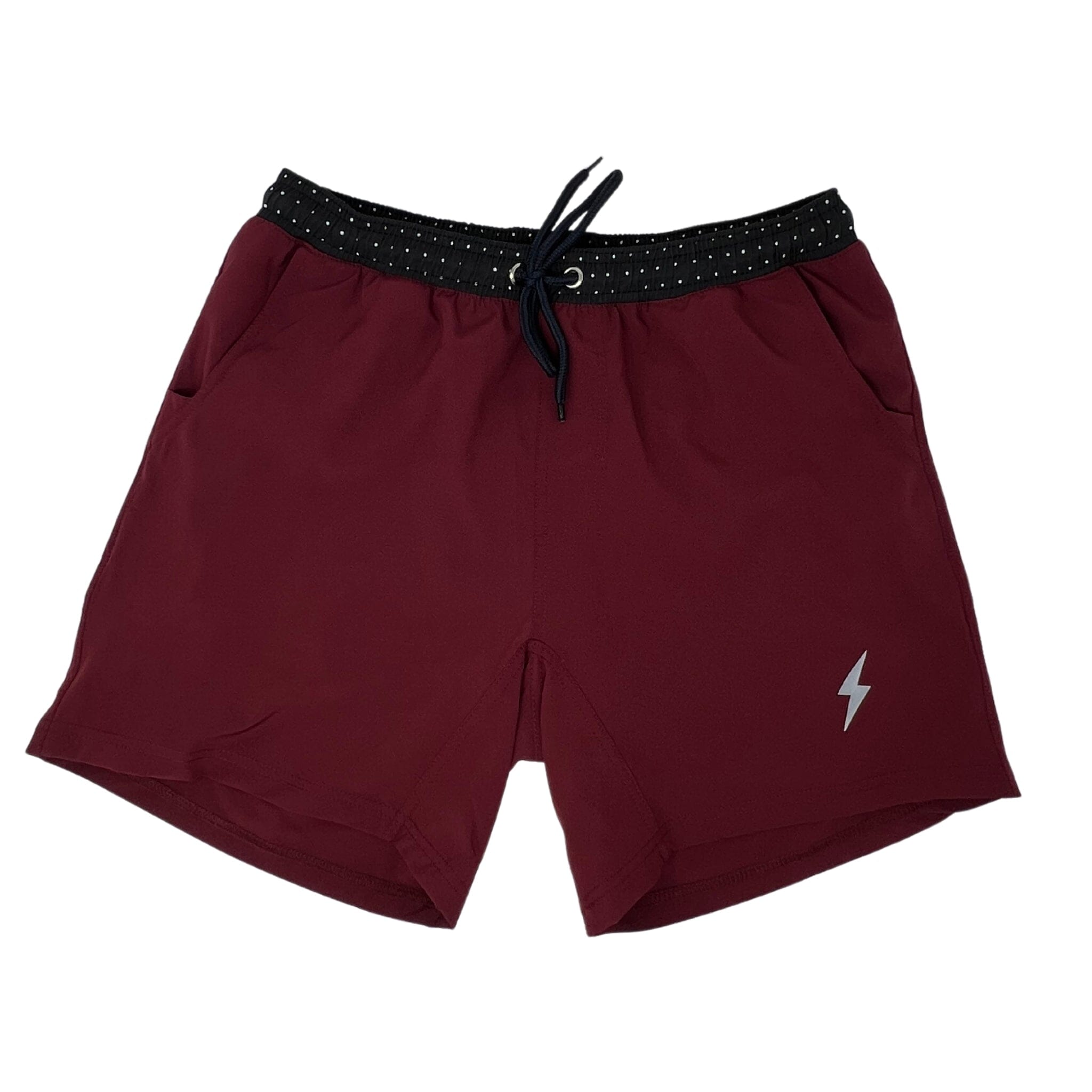 BRUCE BOLT 7″ SHORTS – MAROON