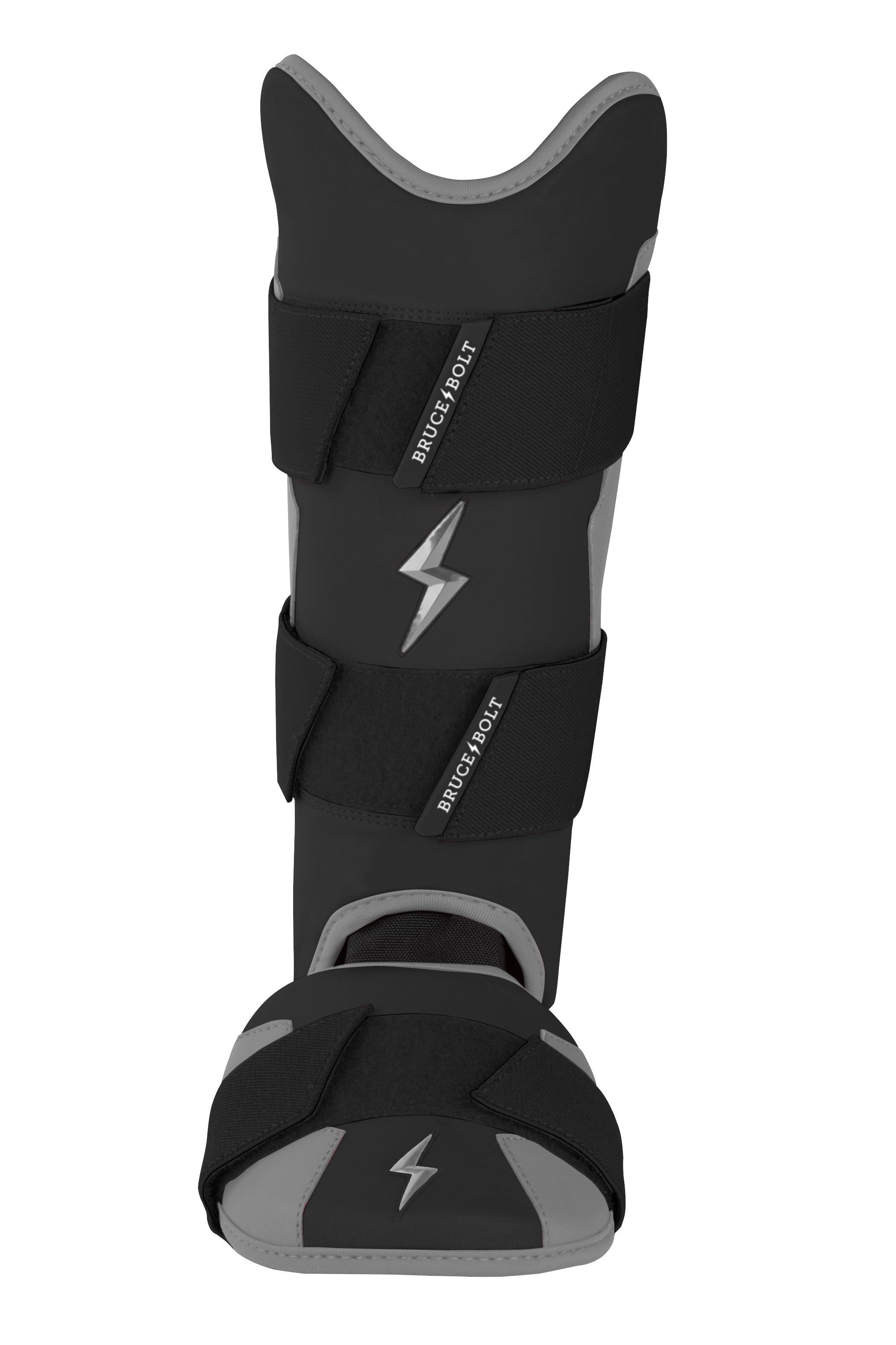 BRUCE BOLT Chrome Series Leg Guard – BLACK