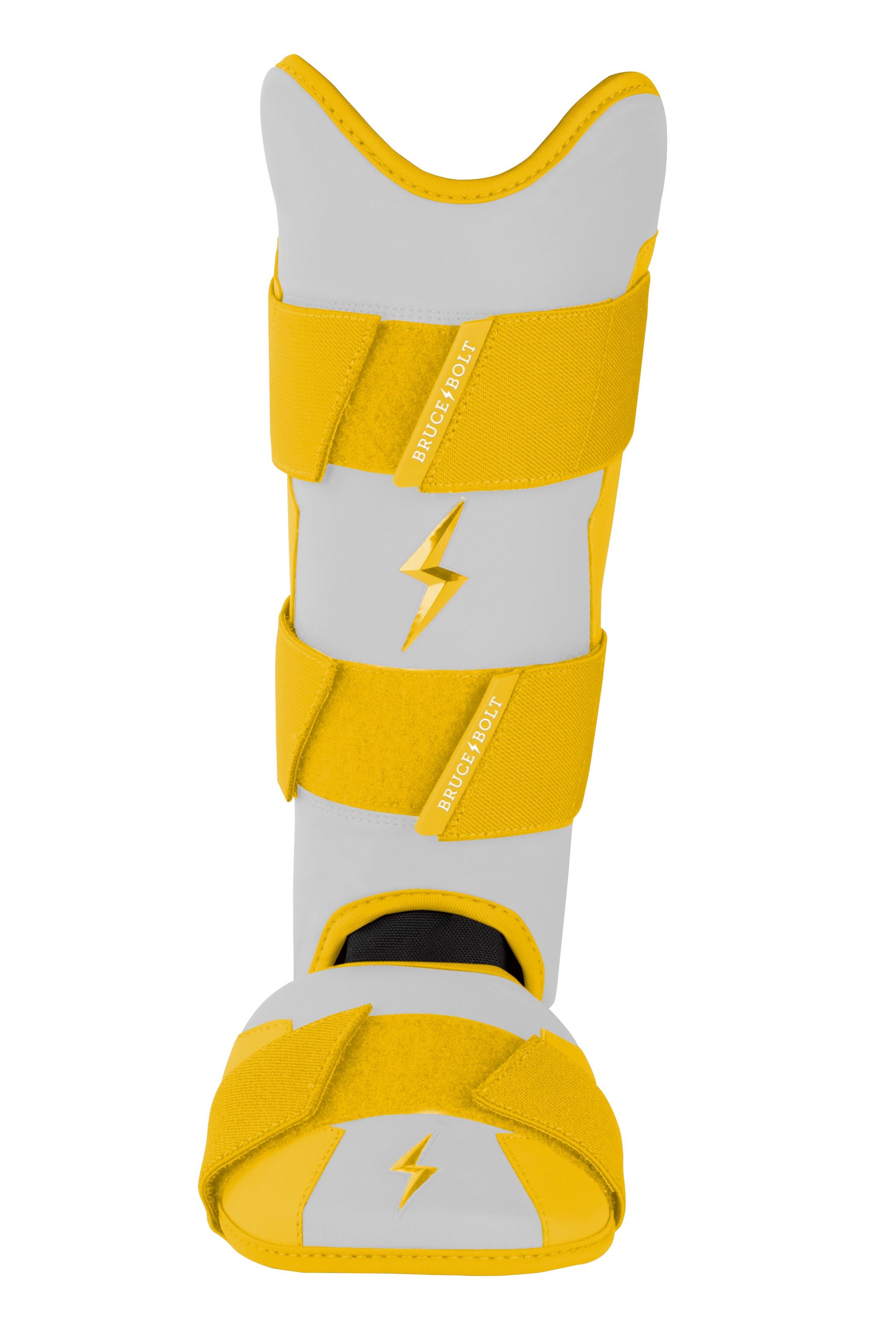BRUCE BOLT Chrome Series Leg Guard – YELLOW