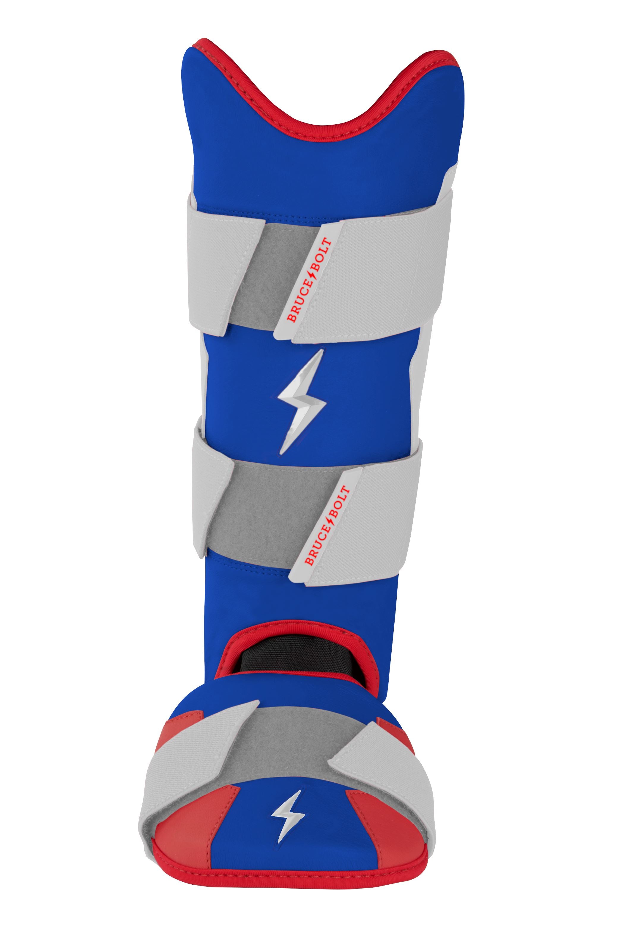 BRUCE BOLT Creator Series Leg Guard – RED WHITE AND BLUE