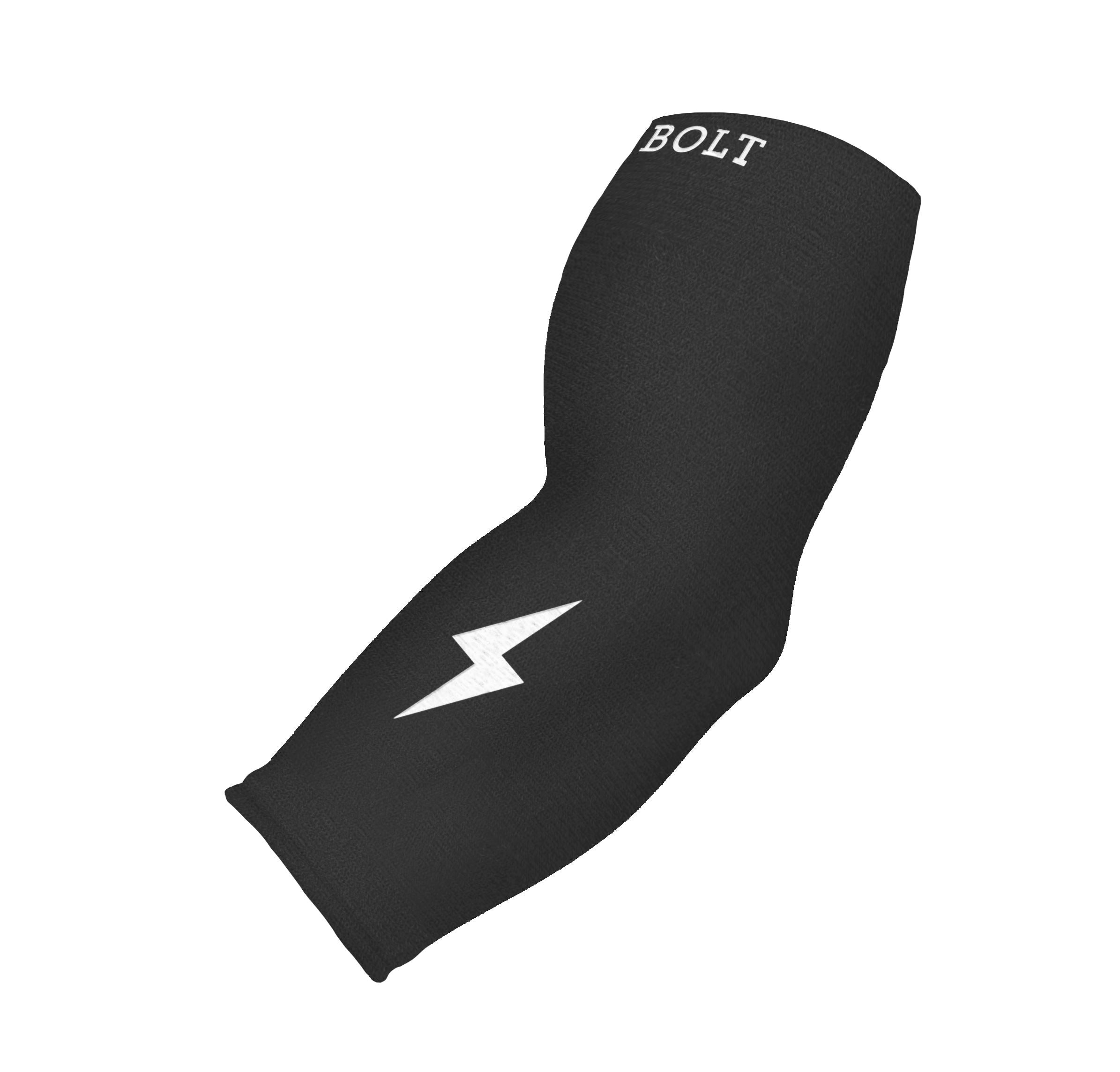 BRUCE BOLT Graduated Compression Premium 3/4 Arm Sleeve – BLACK