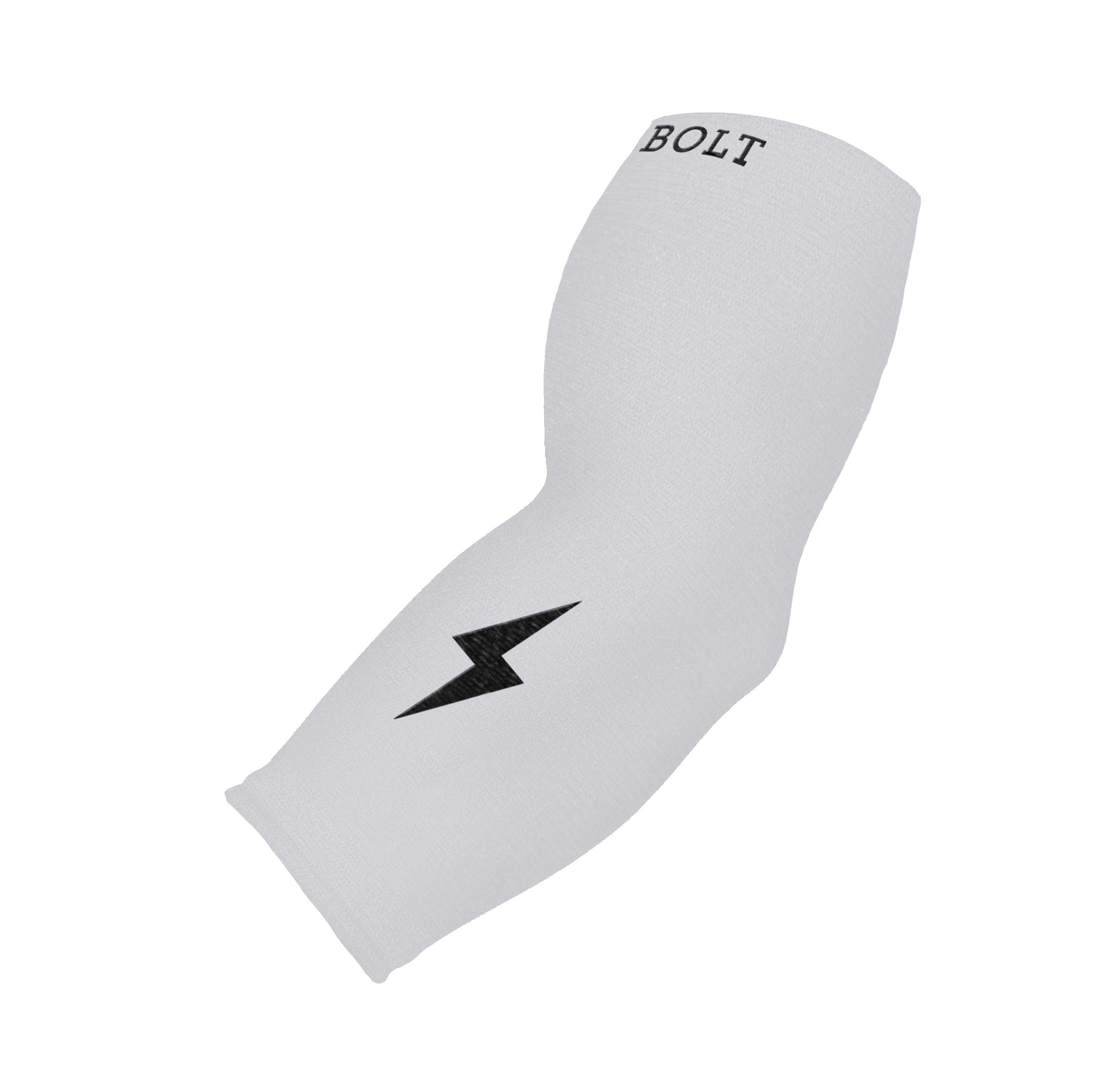 BRUCE BOLT Graduated Compression Premium 3/4 Arm Sleeve – WHITE