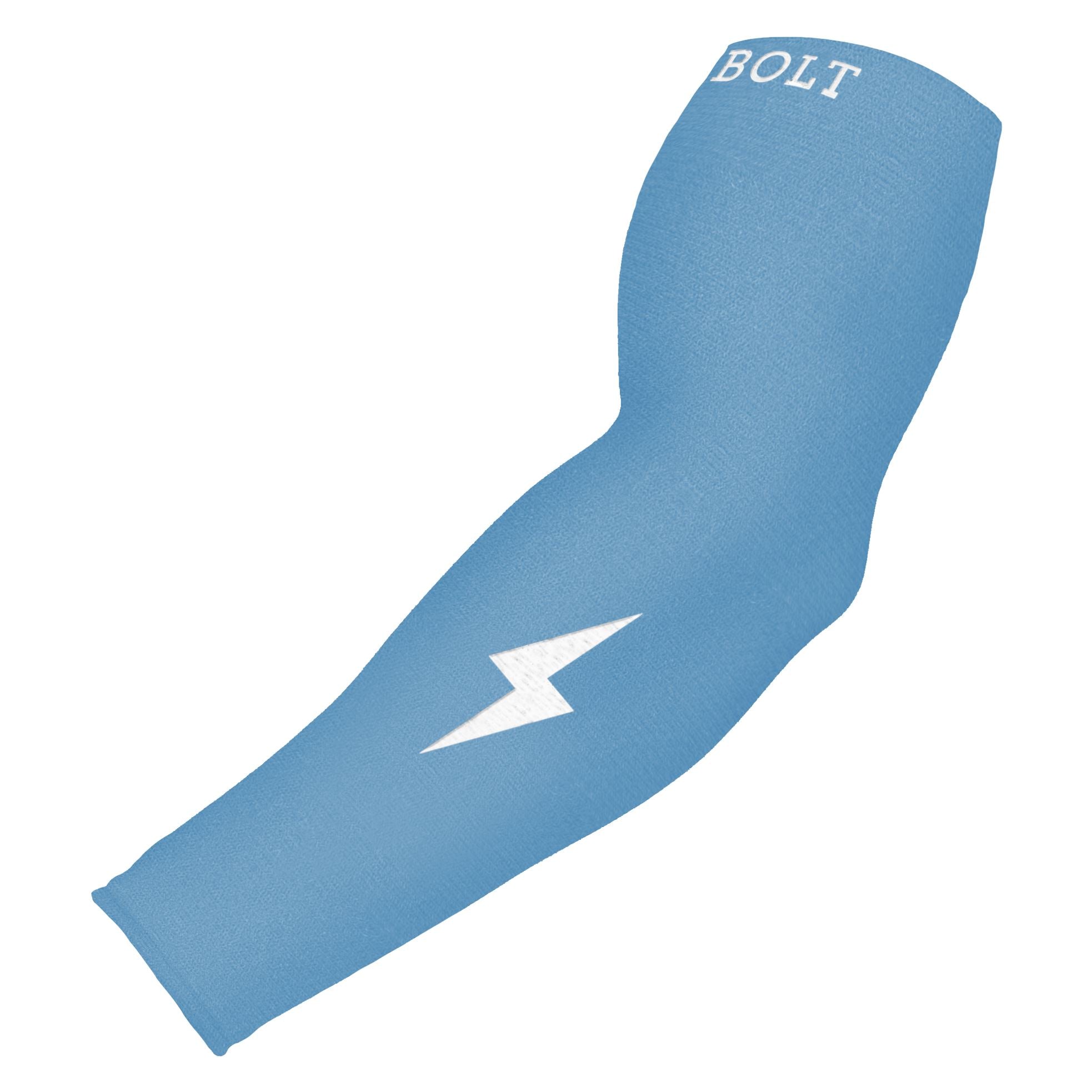 BRUCE BOLT Graduated Compression Premium Arm Sleeve – BABY BLUE