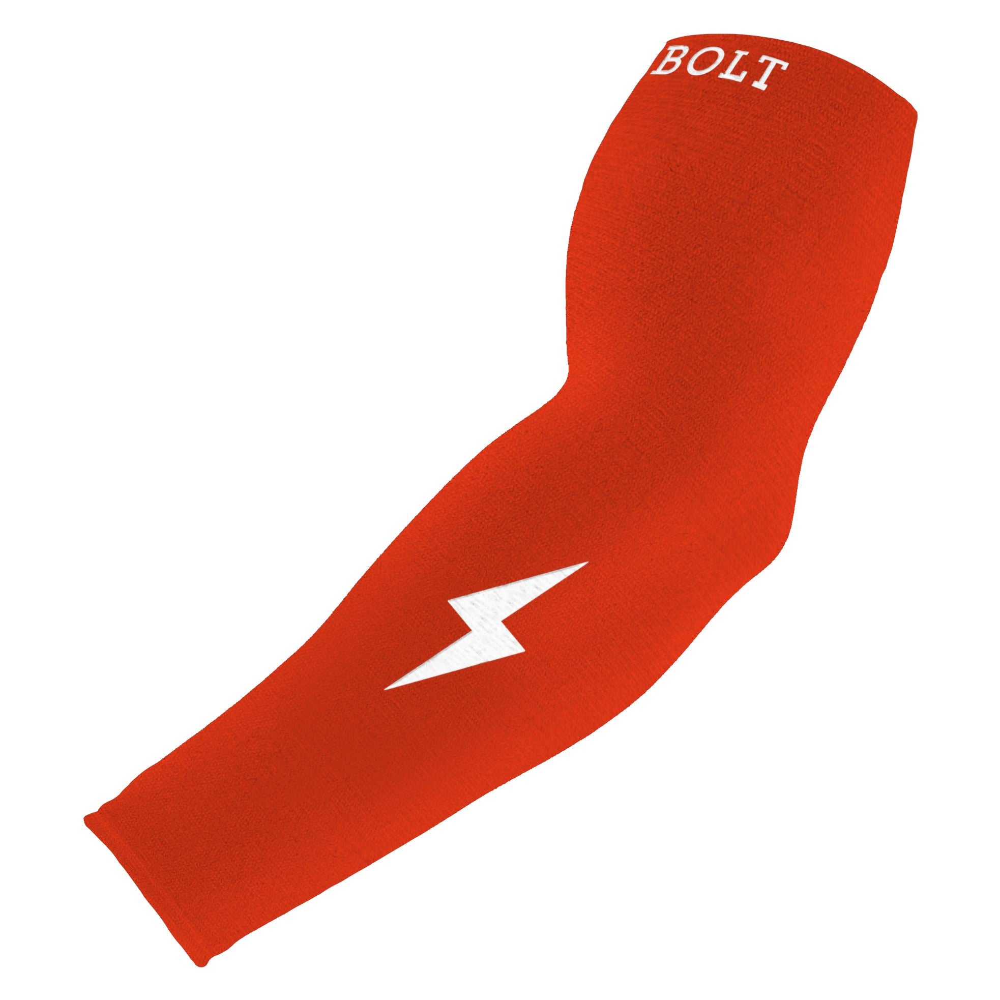 BRUCE BOLT Graduated Compression Premium Arm Sleeve – CALIENTE RED