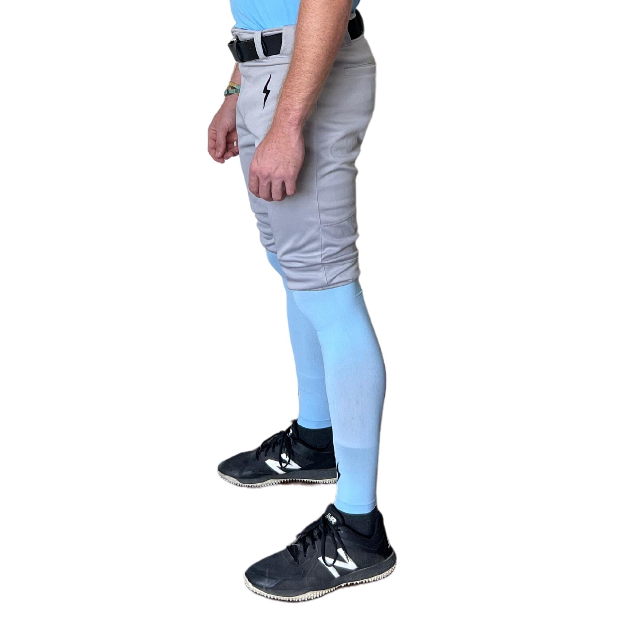 BRUCE BOLT Premium Pro Baseball Short – GREY