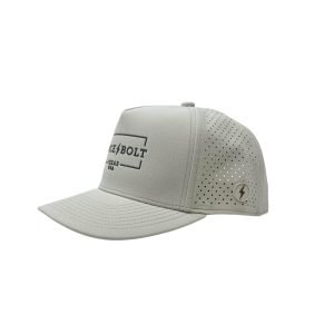 BRUCE BOLT Standard 5-Panel Snapback Hat - GREY