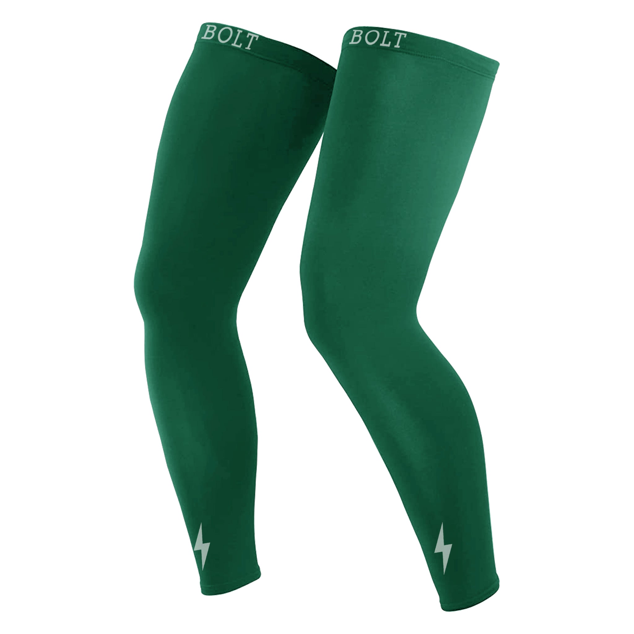 BRUCE BOLT Xtra Long Compression Leg Sleeves (pair) – GREEN