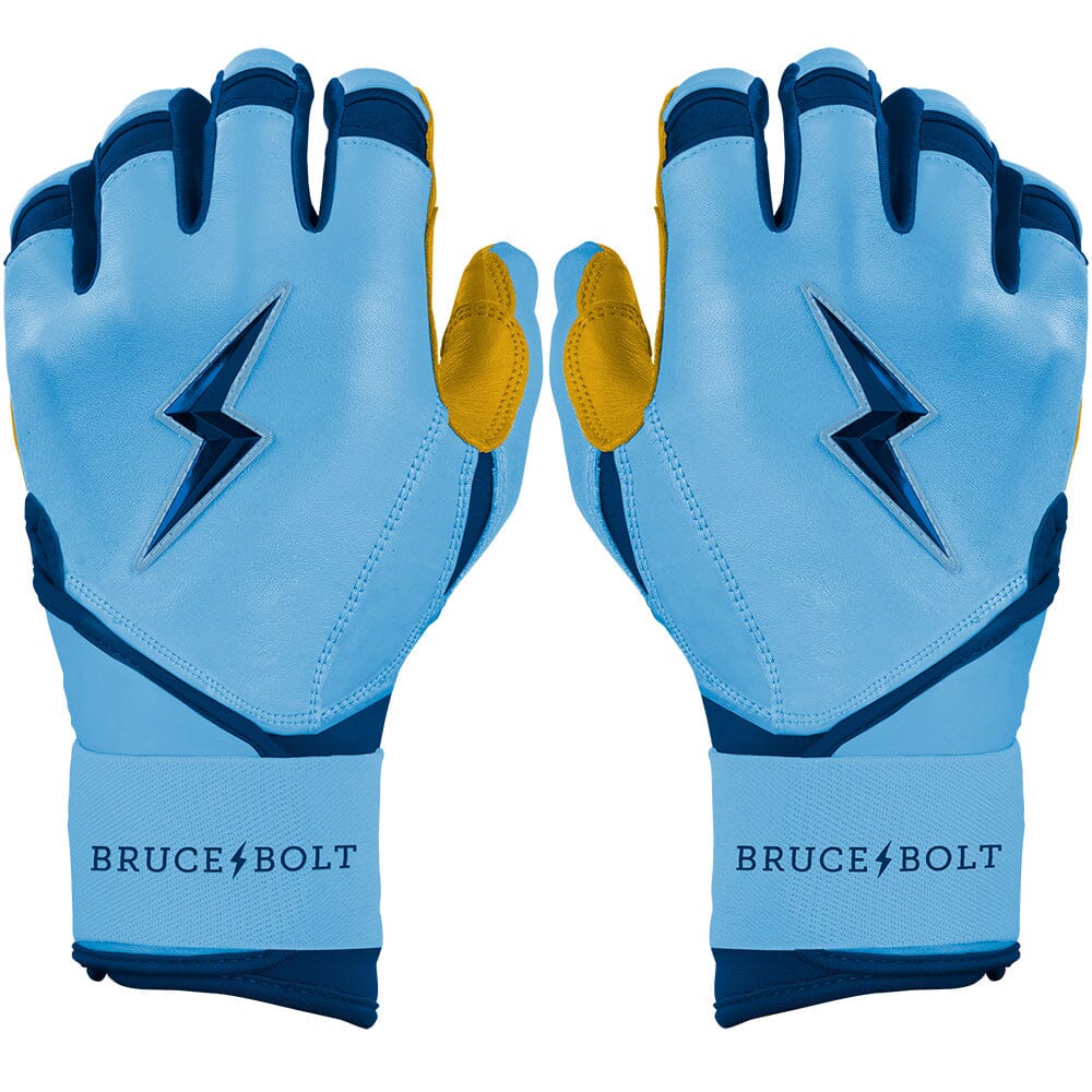 PREMIUM PRO Creator Series Long Cuff Batting Gloves | Carolina Blue