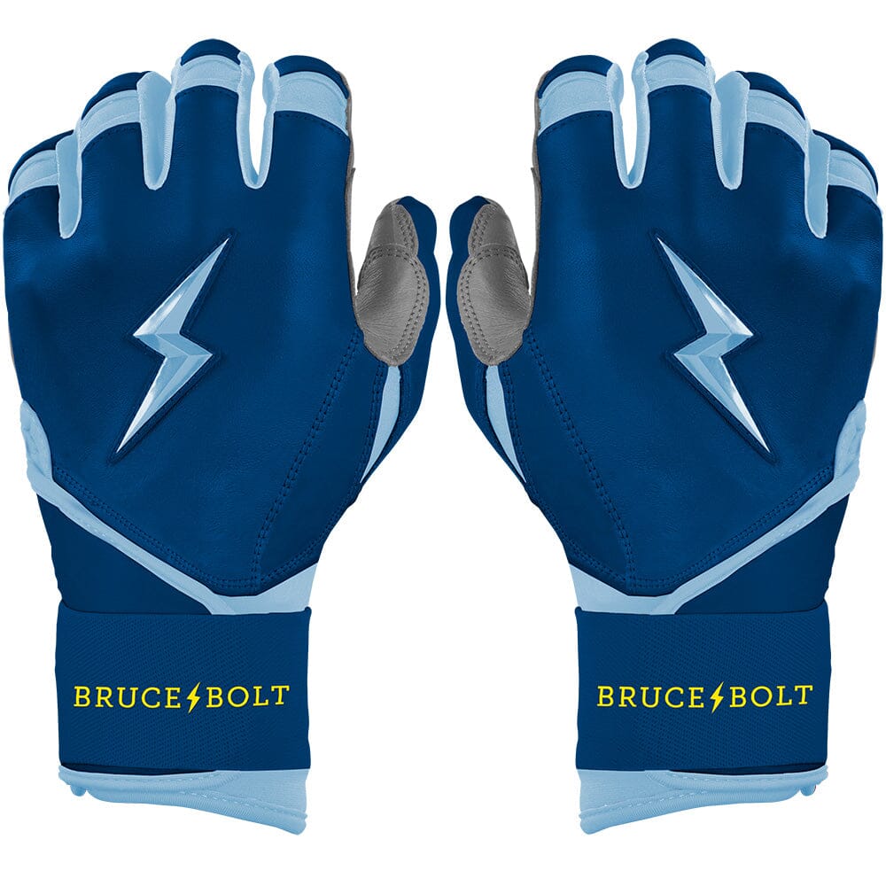 PREMIUM PRO Creator Series Long Cuff Batting Gloves | TAMPA BLUE