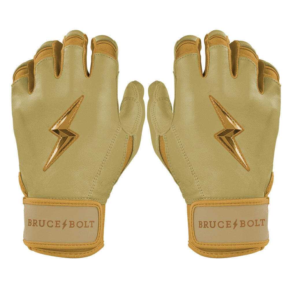PREMIUM PRO GOLD Series Short Cuff Batting Gloves