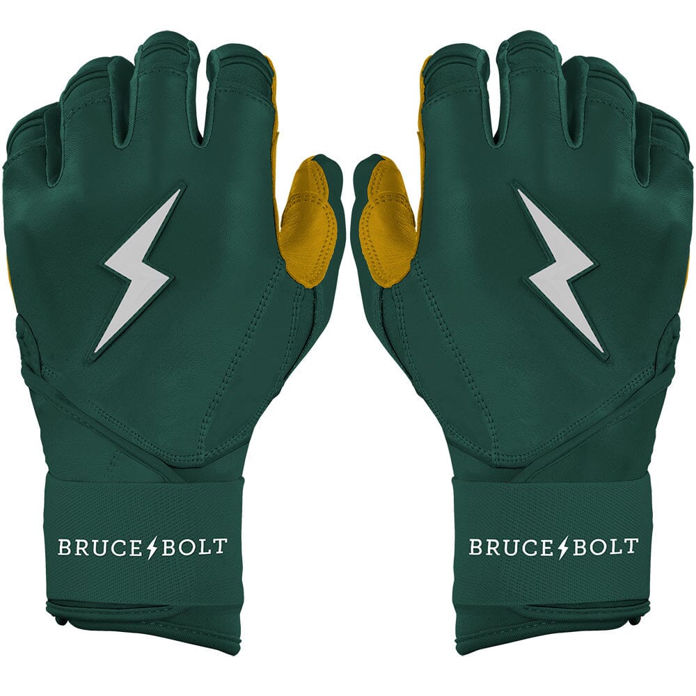 PREMIUM PRO Long Cuff Batting Gloves | GREEN